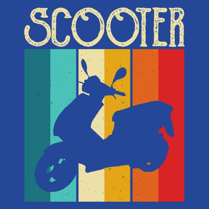 Roller Rollerfahrer Motorroller