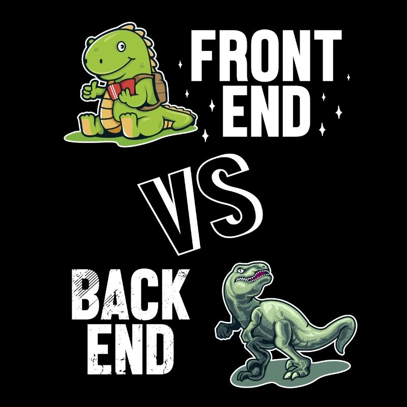 Frontend vs. Backend Developer Developer Coder