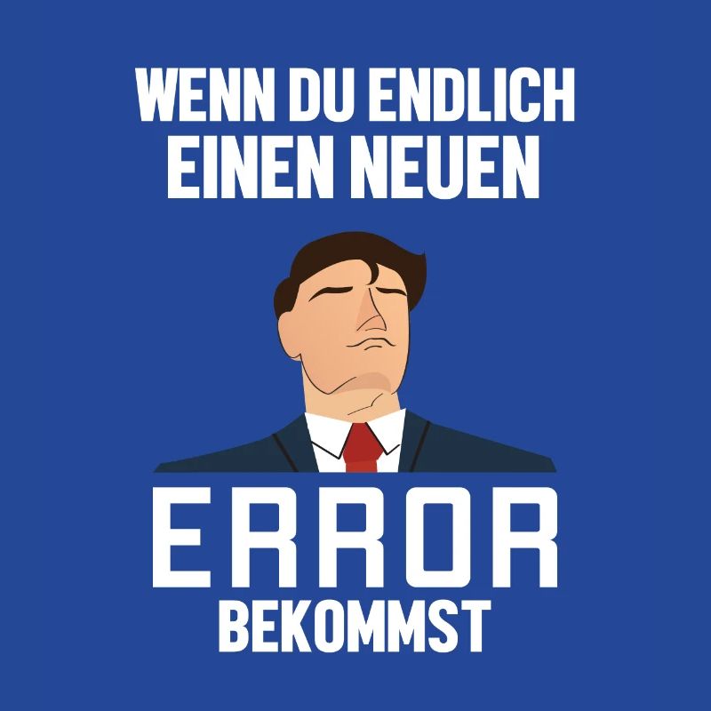 Neuen Error Bekommen Developer Coder Programmierer