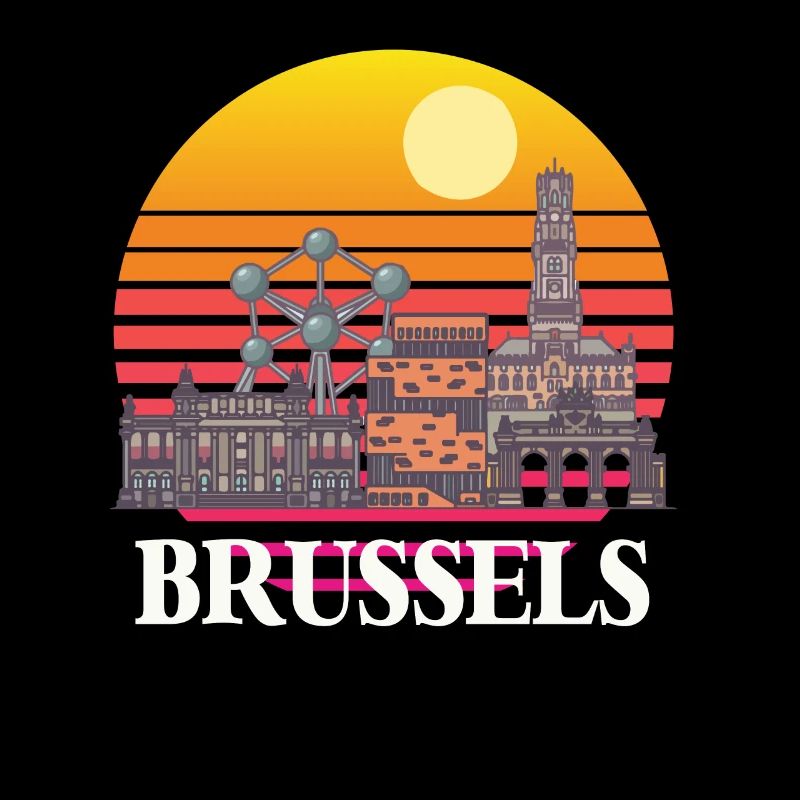 Brüssel Skyline Wissenschaft Atomkern Physik Atom