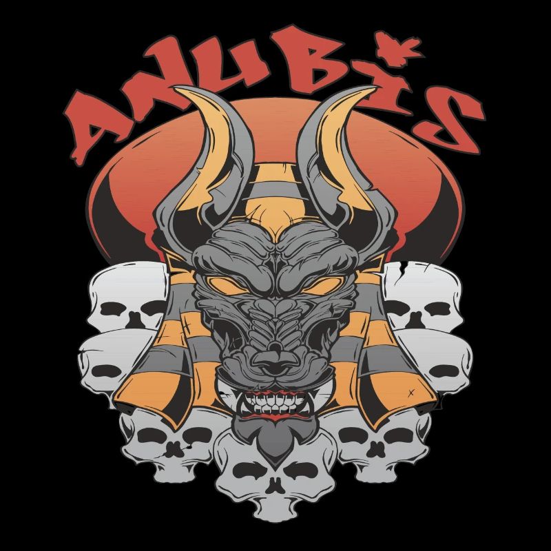 Anubis Egypte Dieu des Morts Egyptologue Pyramides Souv