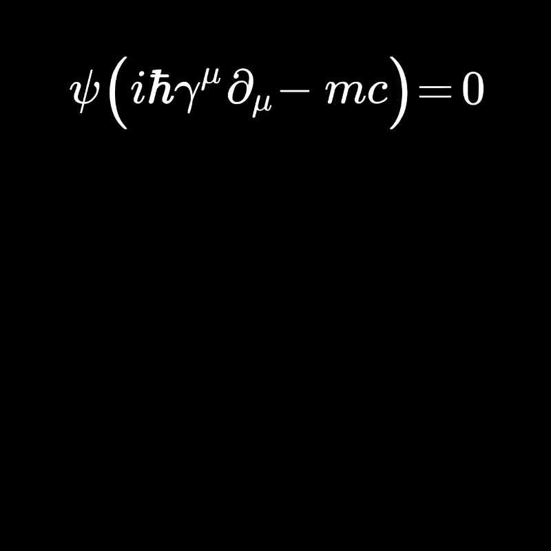 Équation de Dirac Quantique Relativiste Mathématique
