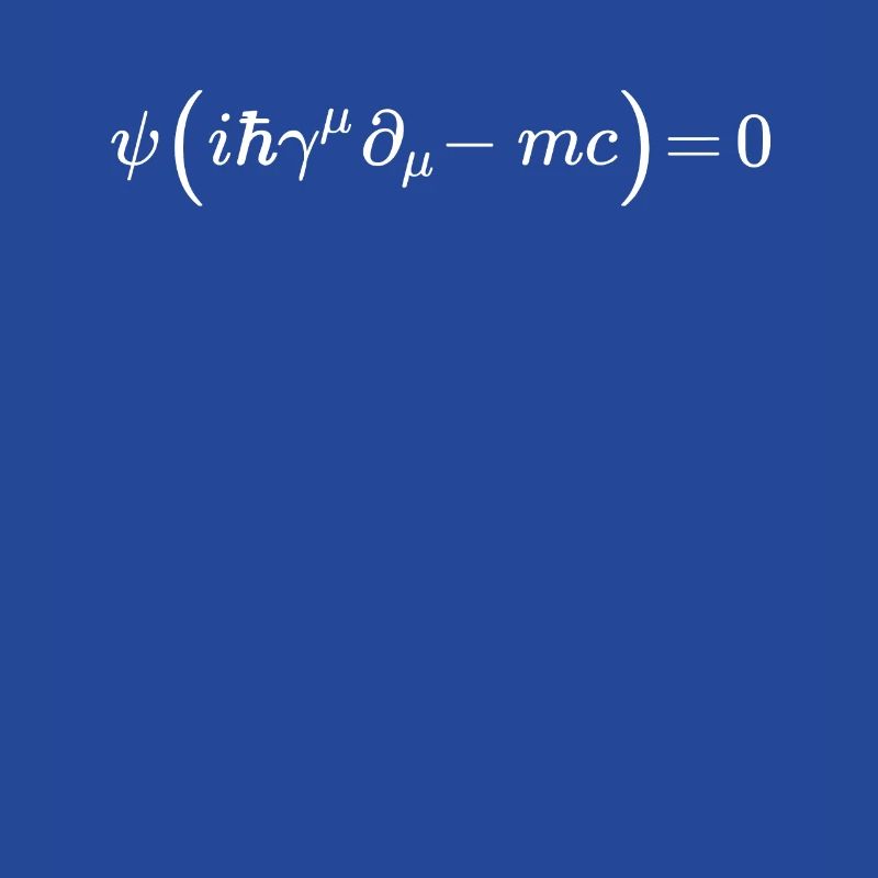 Équation de Dirac Quantique Relativiste Mathématique