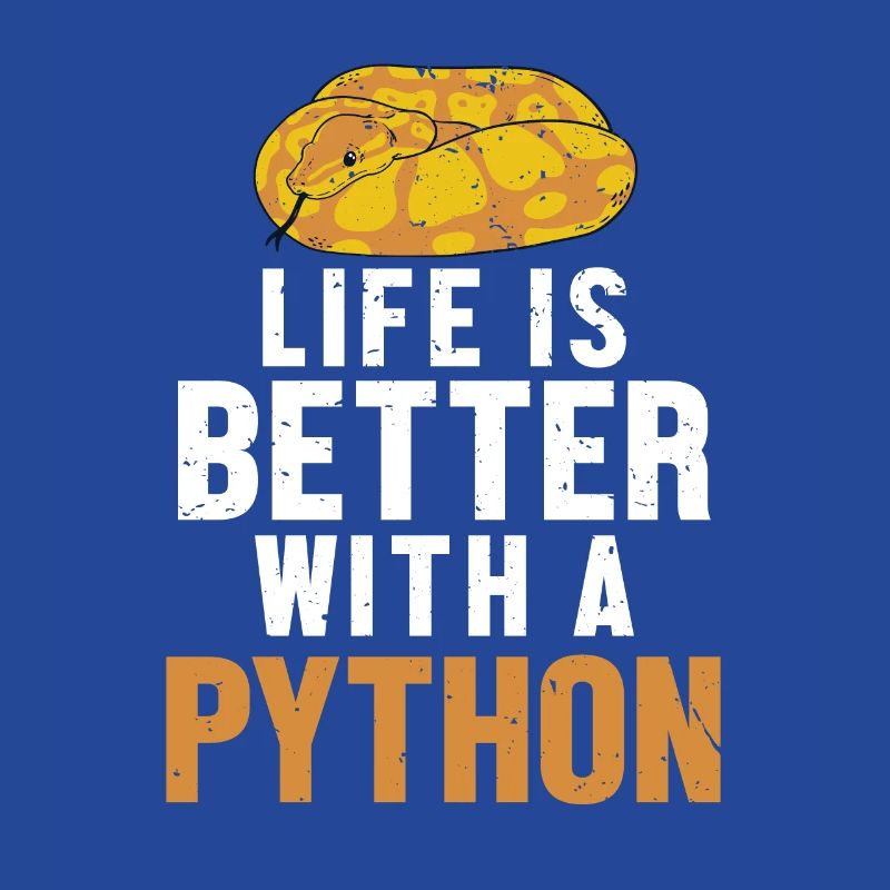 La vie est meilleure avec une boule de banane serpent Python