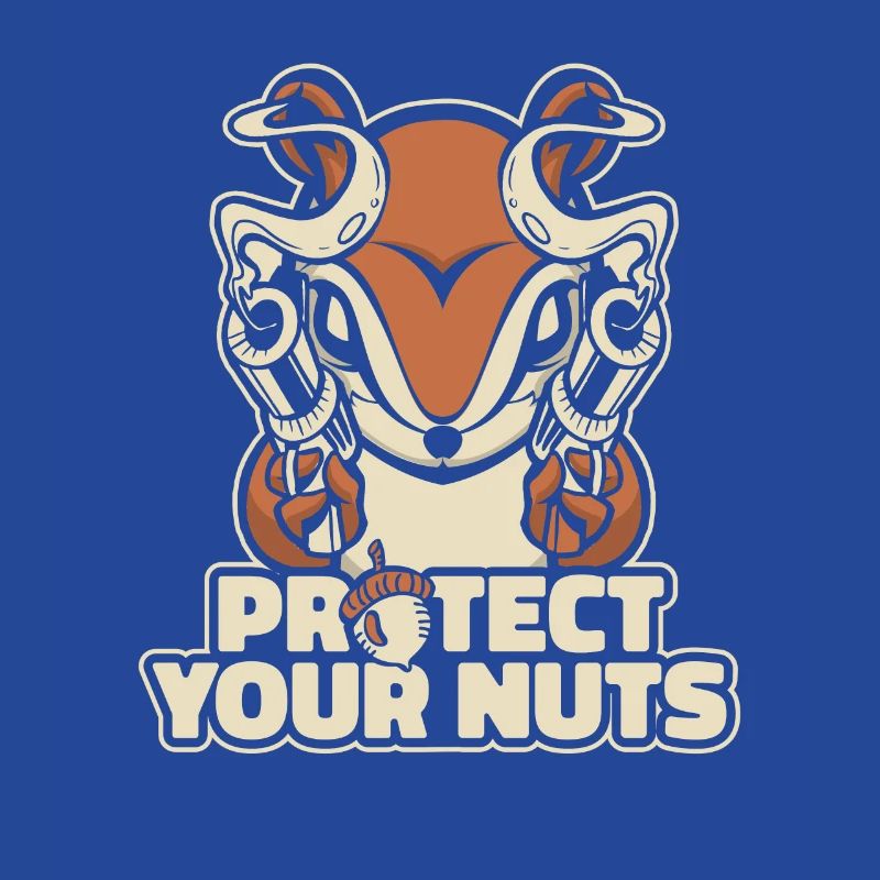 Protect Your Nuts Squirrel Fox Squirrel