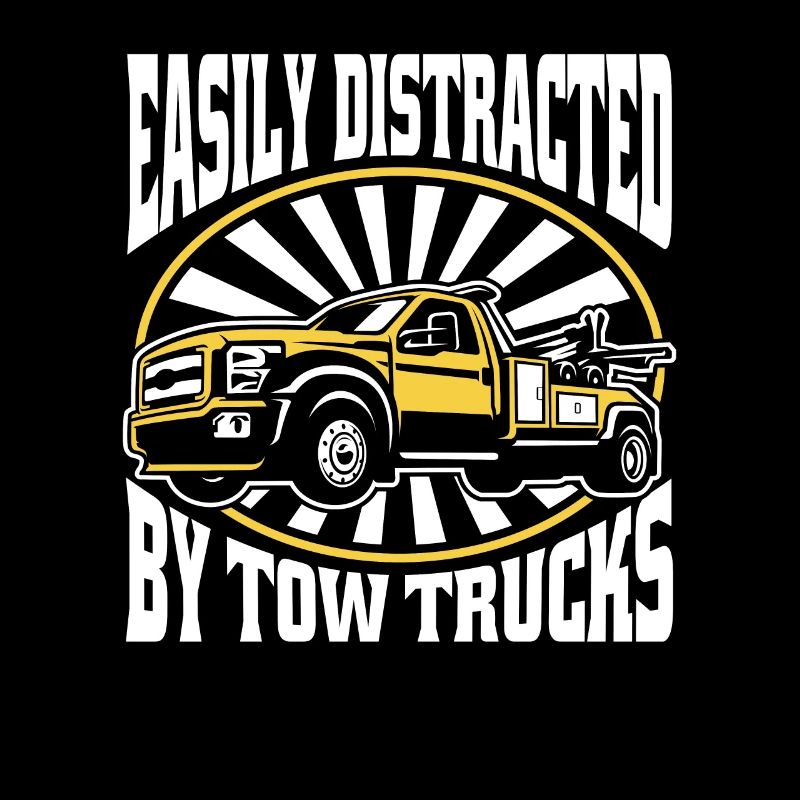 Easily Distracted By Tow Trucks Abschlepper