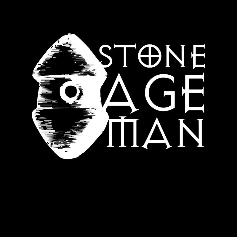 Stone Age Man T-Shirt & Gift Idea
