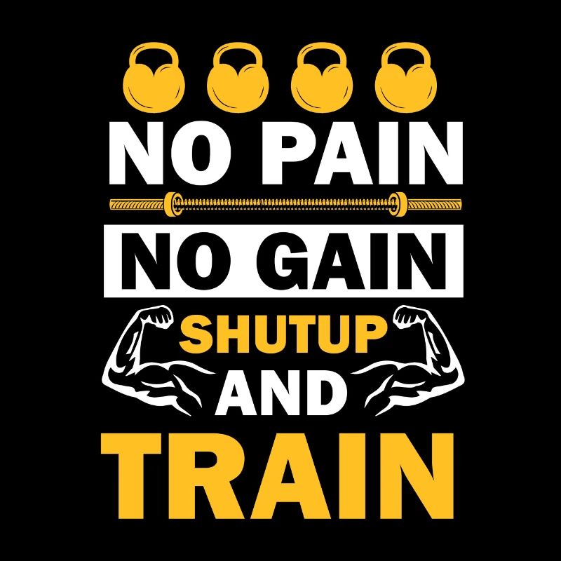 Pas de douleur Pas de gain Arrêt et train