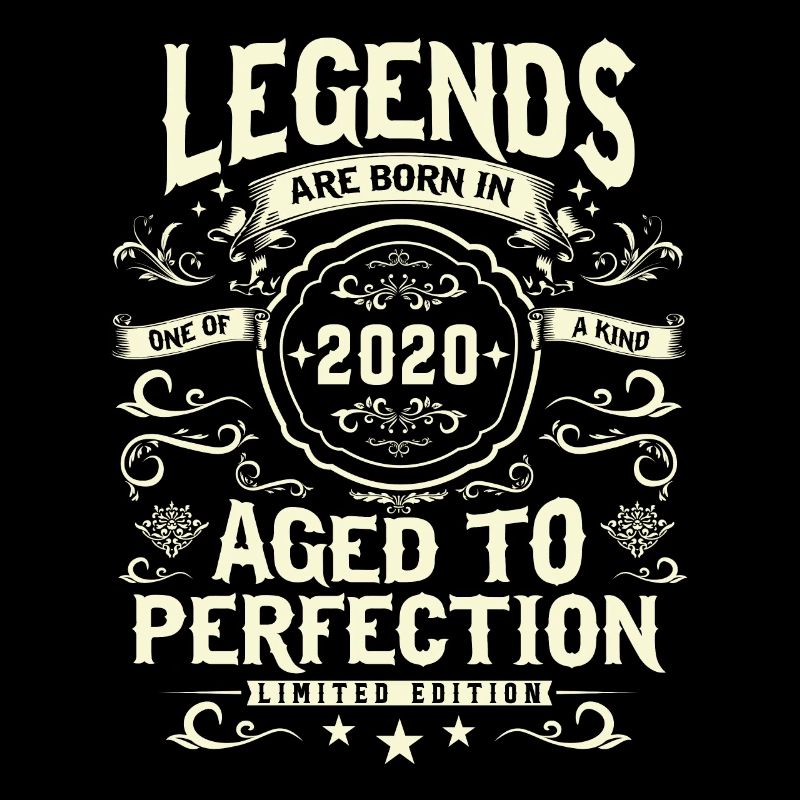 Vintage 2020 Einzigartiges 3. Geburtstagsgeschenk