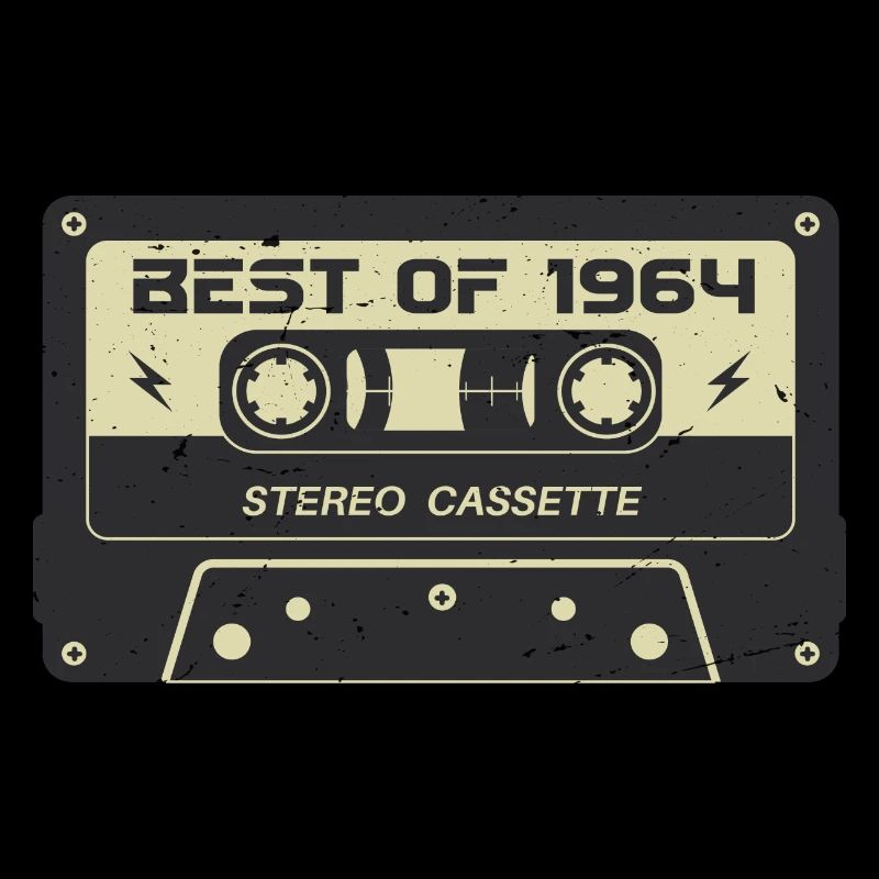 Cassetta retrò 1964 annata 1964 compleanno 1964