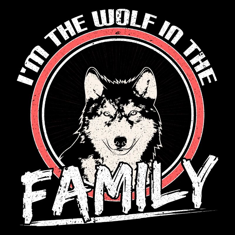 Wolf howling moon gift