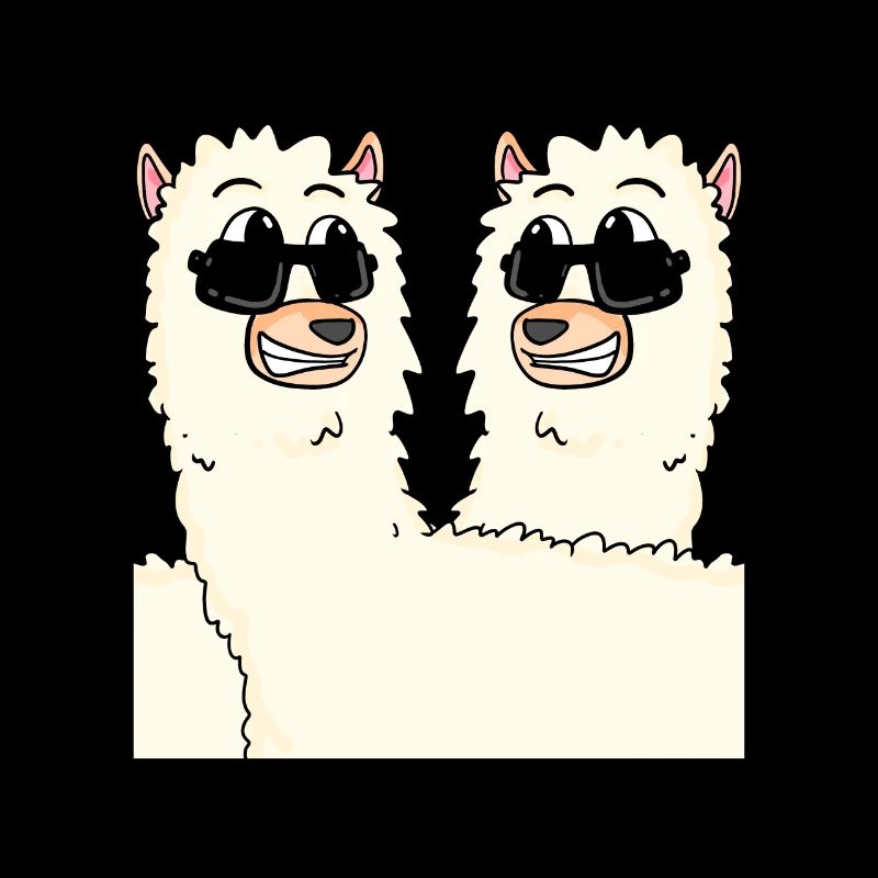 Funny alpacas