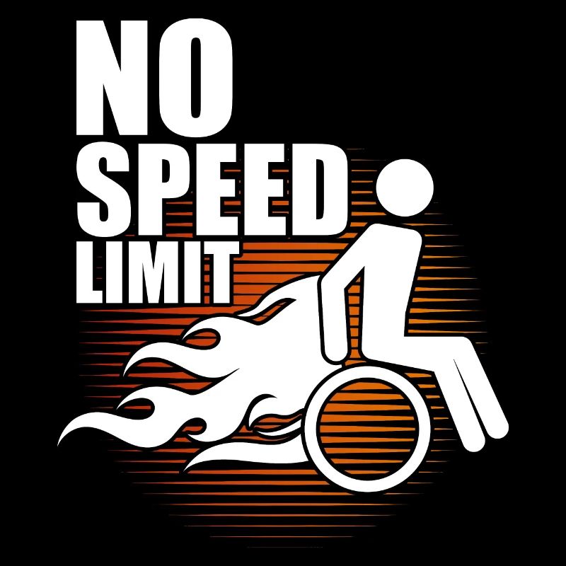 Fauteuil roulant Pas de limite de vitesse