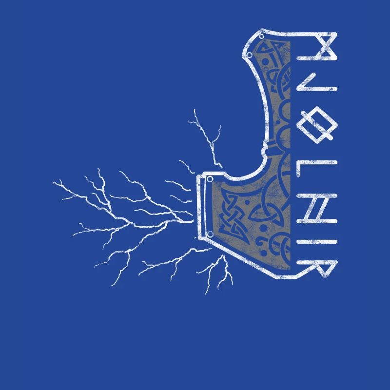 Le marteau de Thor avec flash - Mjölnir