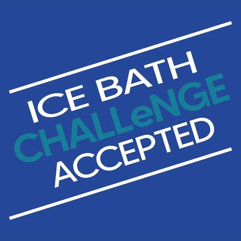 Ice bathing Winter swimmers "ice-bath-challenge"