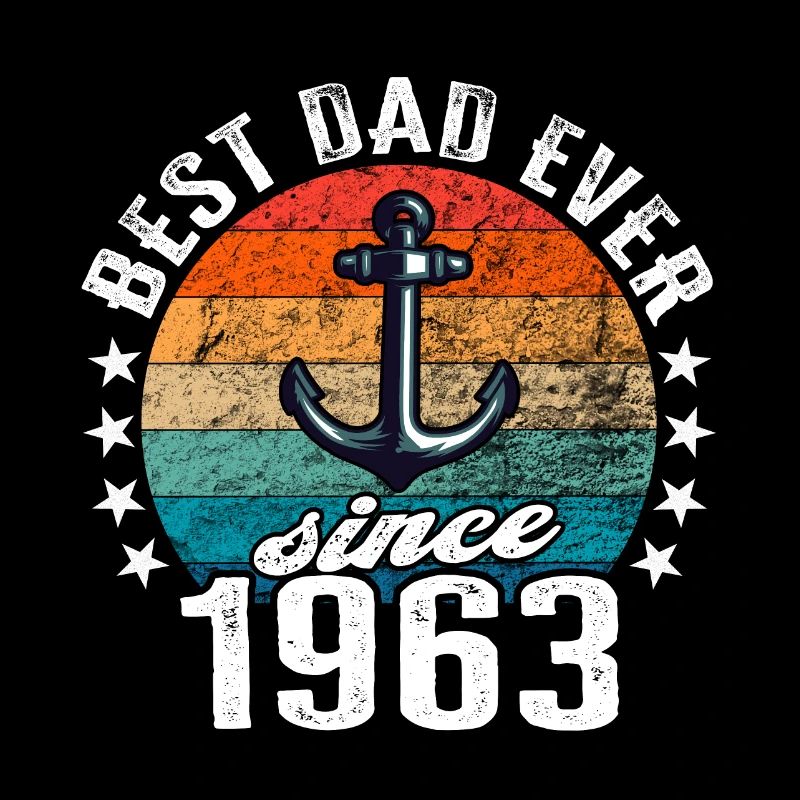Bester Papa der Welt seit 1963 Anker