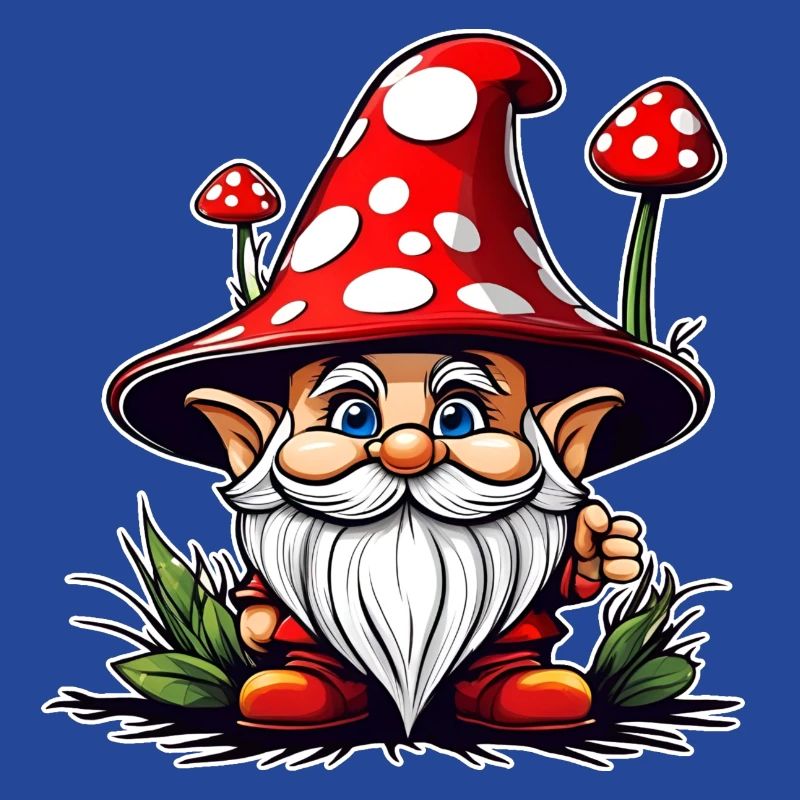 Cute Toadstool Leprechaun