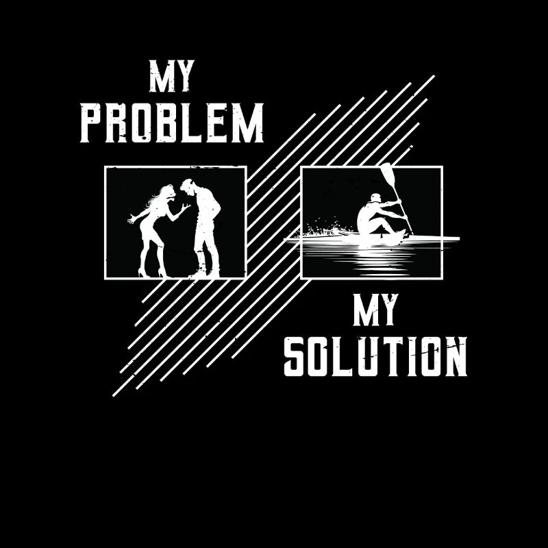 Water Rowing My Problem My Solution Pictogram Dad