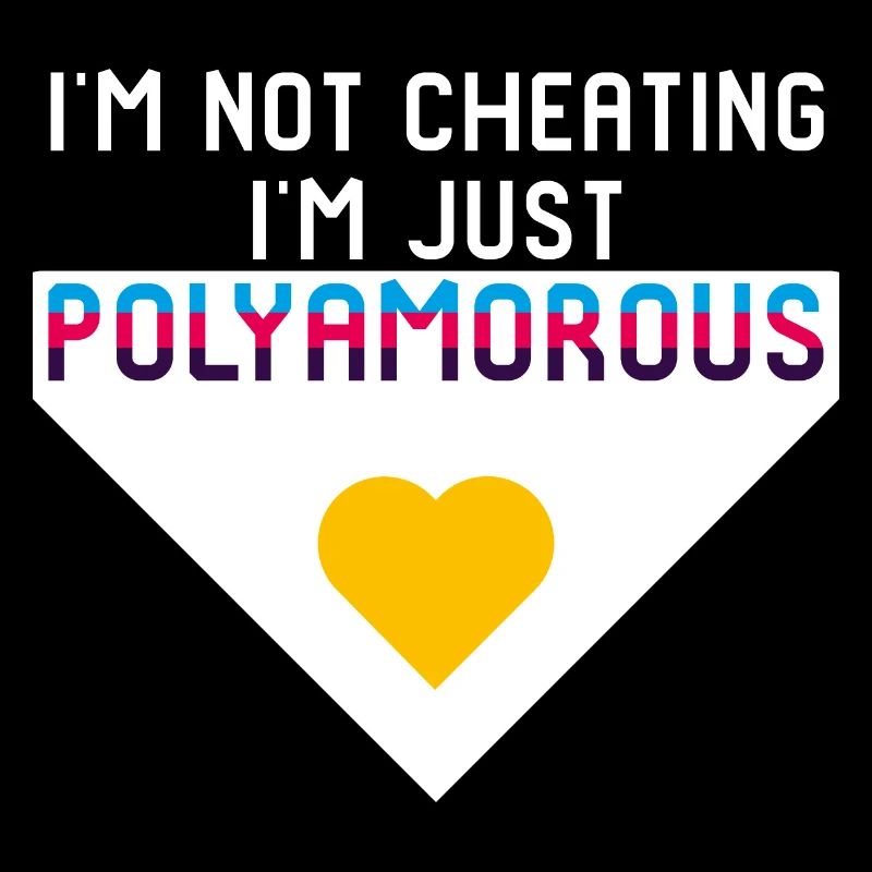 I'm just polyamorous Polyamory Flag Poly Pride