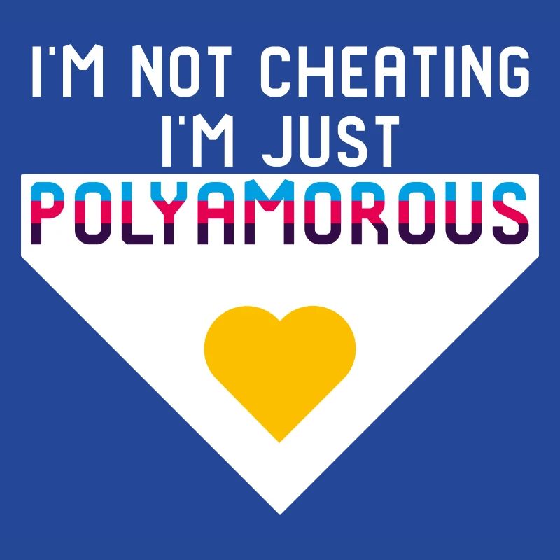 I'm just polyamorous Polyamory Flag Poly Pride