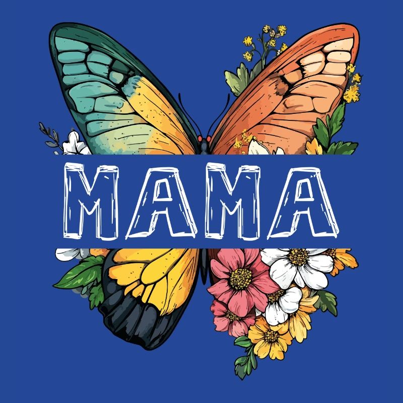 Mama Schmetterling Blumen Beste Mutter Muttertag