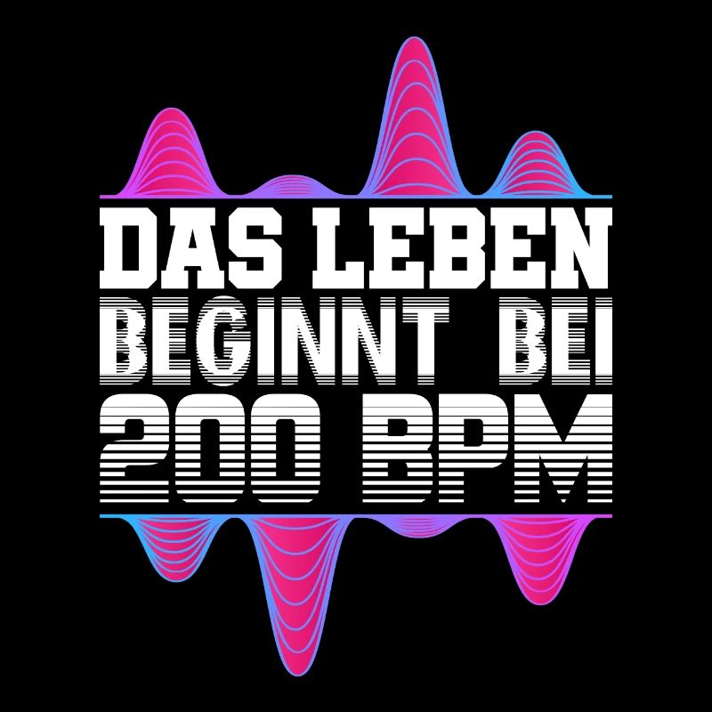 200 BPM Techno Uptempo Rave Geschenk