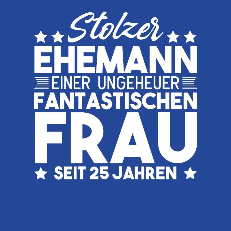 Ehepaar Ehemann Silberhochzeit Geschenk