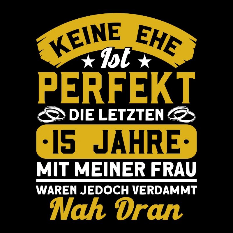 15. Hochzeitstag Kristallhochzeit Ehepaar Geschenk