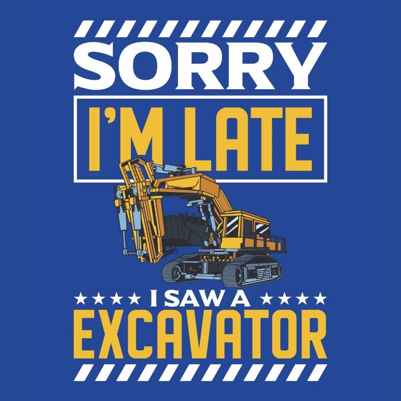 Construction vehicle worker excavator