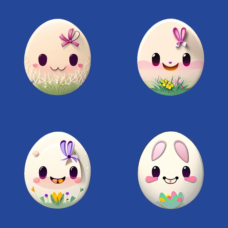 Easter Egg Easter Eggs Faces