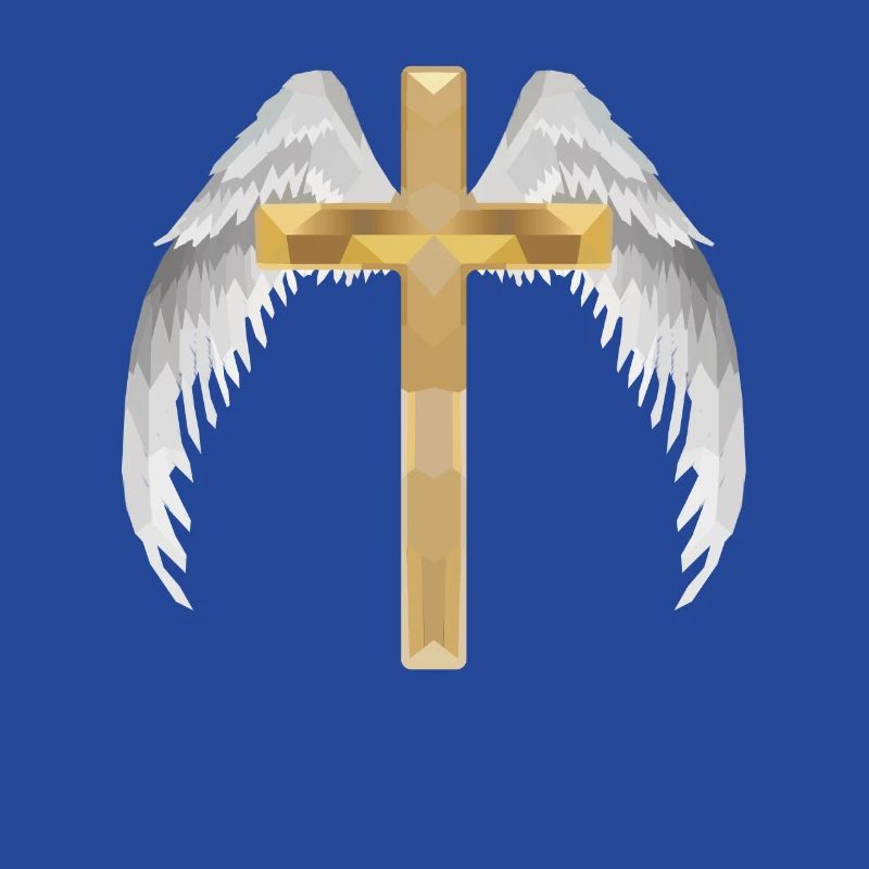 Polygone croix avec ailes