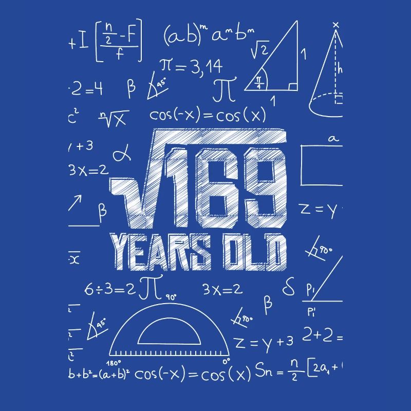Square Root From 169 years Old 13