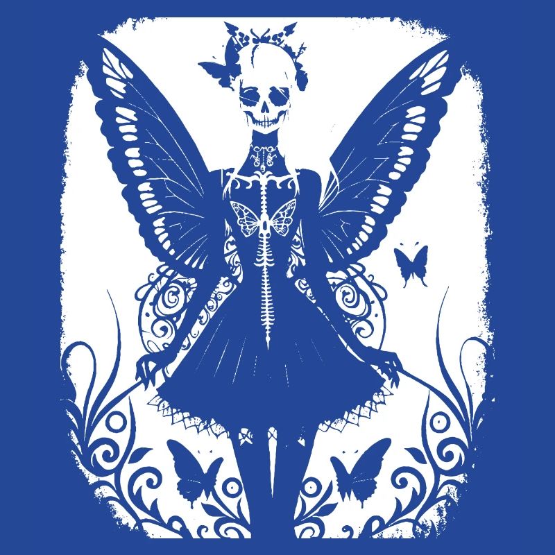 Fairycore Esthétique Squelette Fée Goth Gothique G