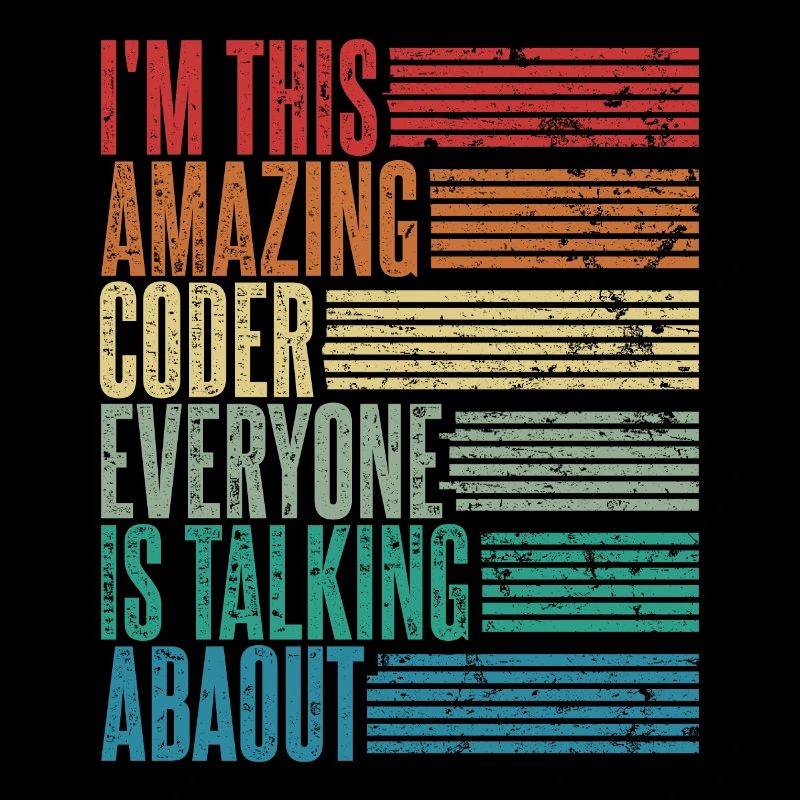 Vintage Coder Programmer Gift Retro