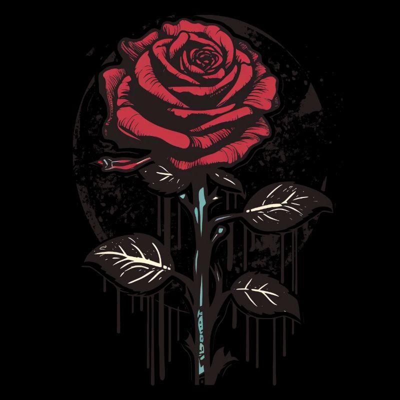 Rose Aesthetics Soft Grunge Vintage Goth Gift