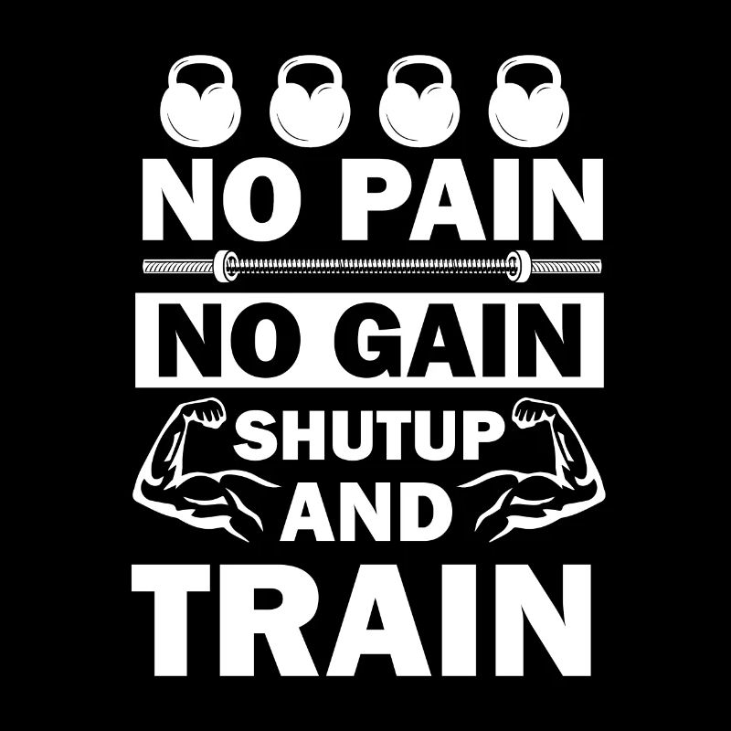 Pas de douleur Pas de gain Arrêt et train