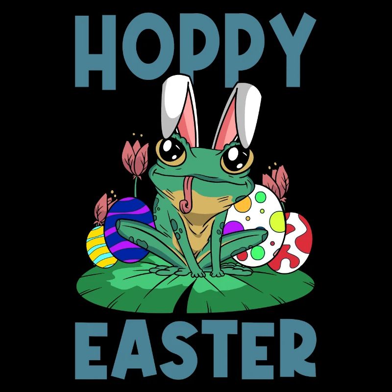 Hoppy Easter Sweet Easter Frog Easter Bunny Easter Egg
