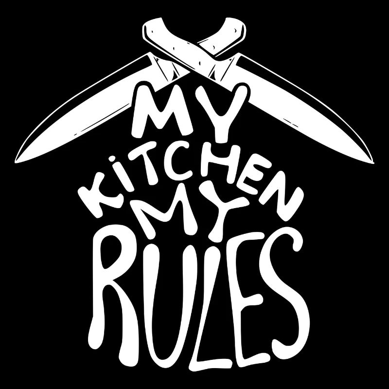 Chef my kitchen my rules cadeau cool cuisinier