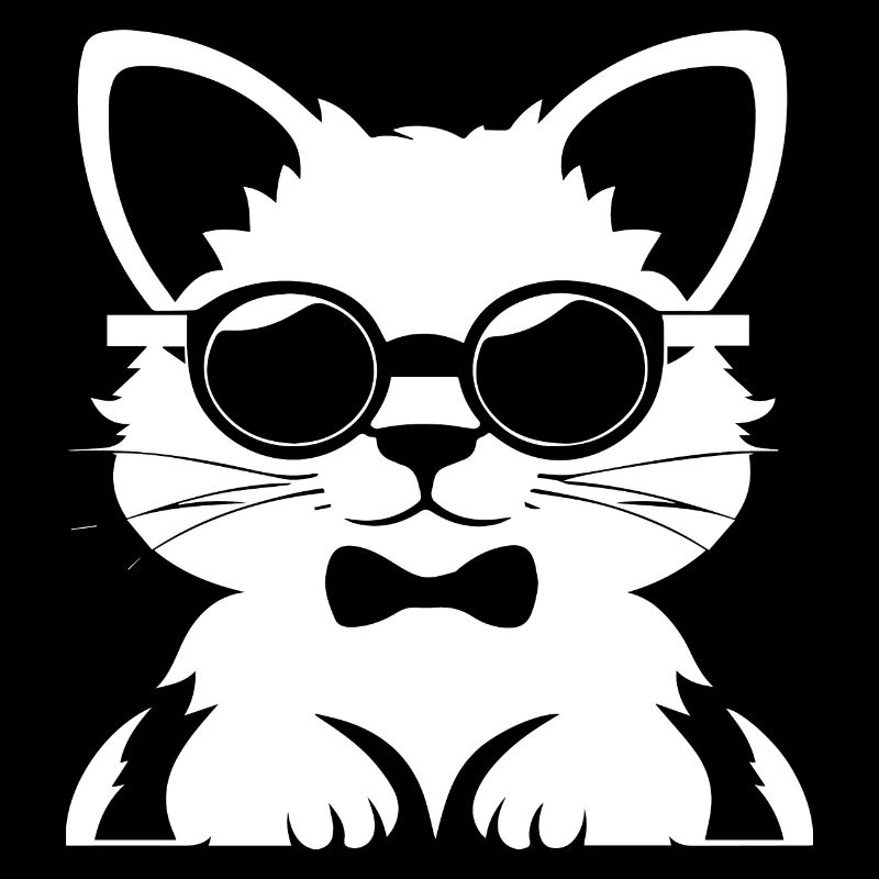 Frettchen mit Sonnenbrille Coole Frettchen