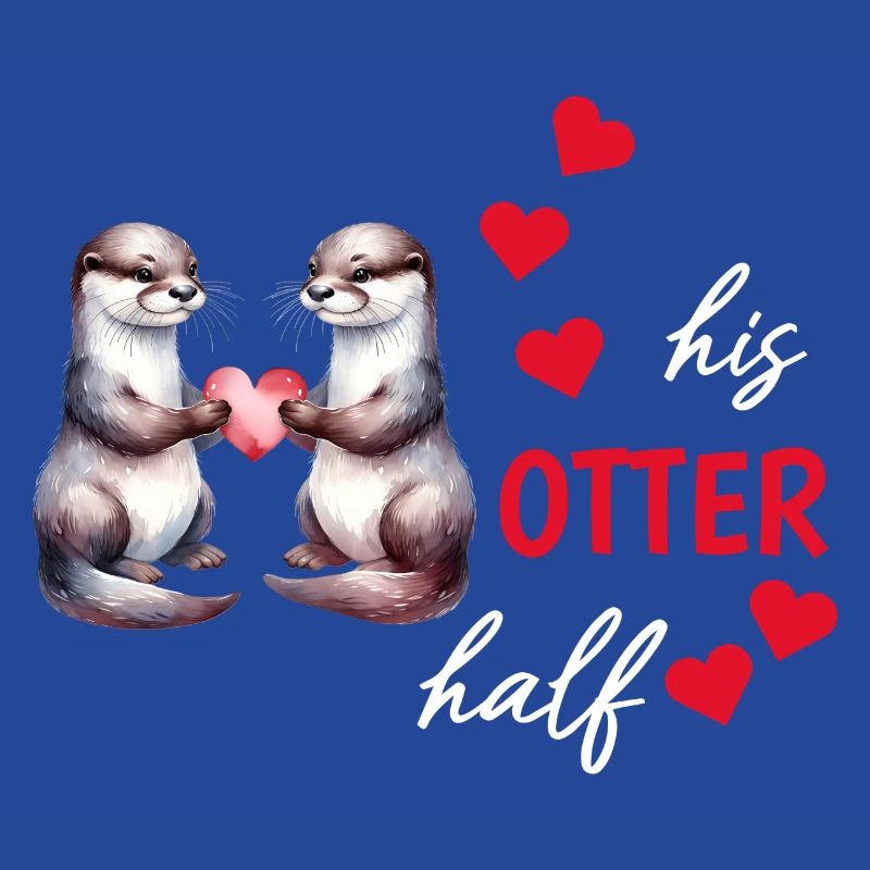 Otter half liebe geschenk