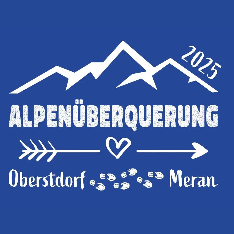 Alpenüberquerung Oberstdorf Meran 2025 Geschenk