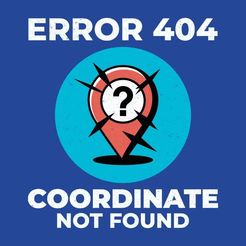Question Mark Pin Lost Location GIS Error
