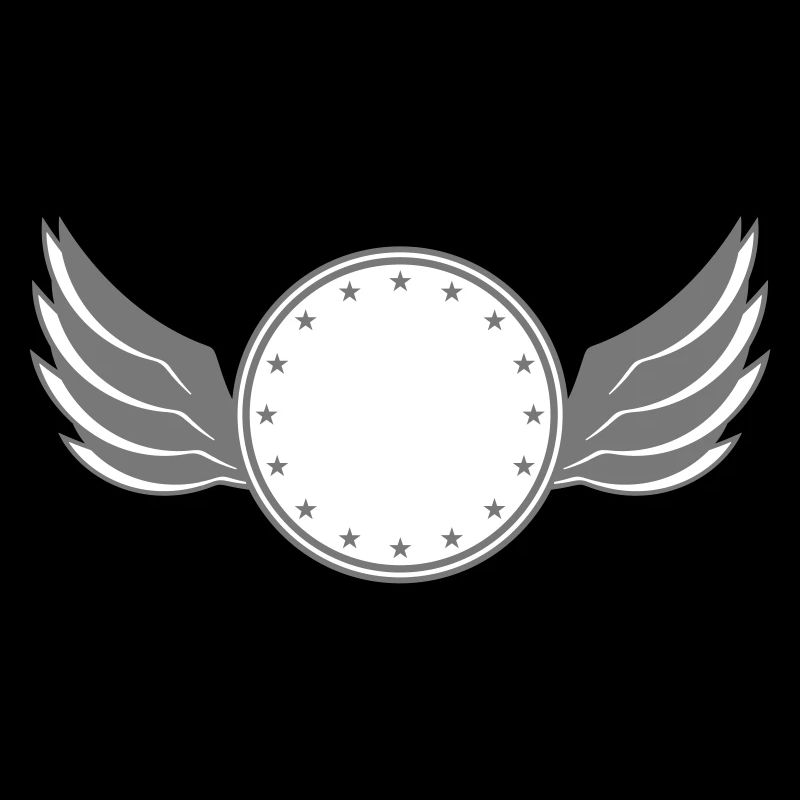 star circle frame round wing ring shield shield