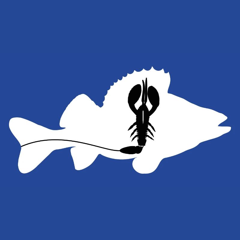 Perch with Creature Bait - white
