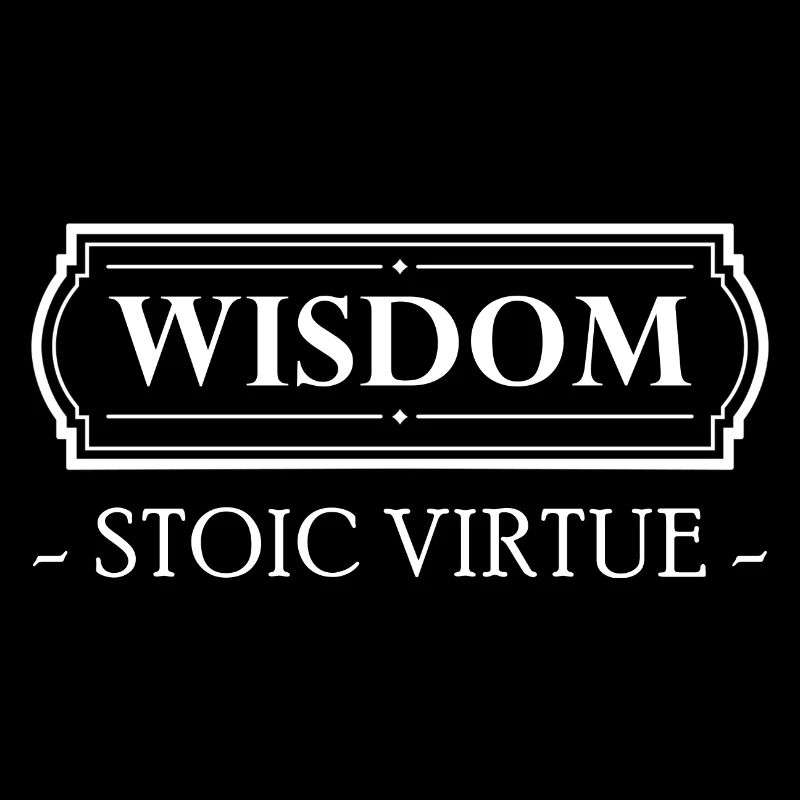 Stoic Virtue Wisdom Stoicism Gift