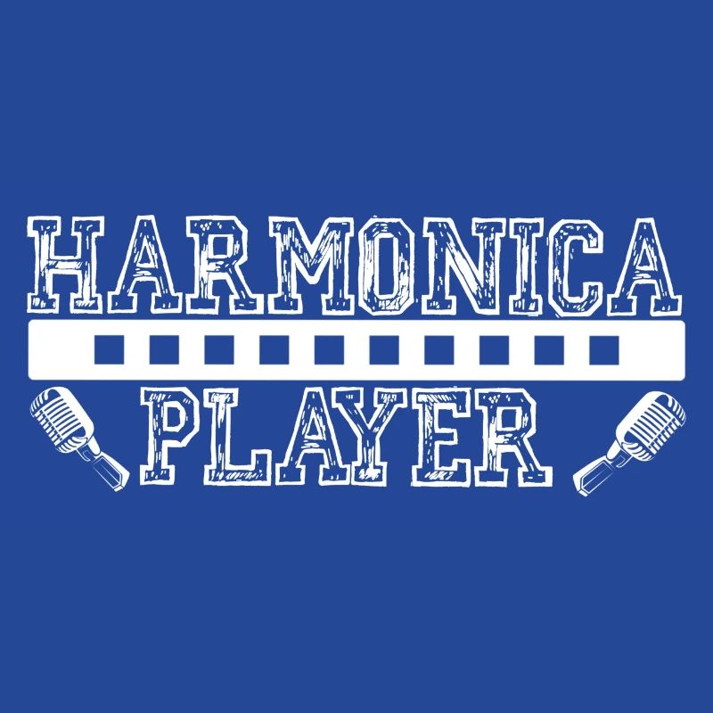 White harmonica player for harmonica player