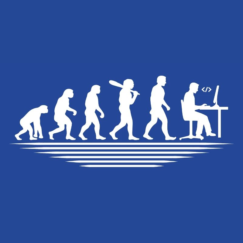 Coffee Coding Evolution Codeur Développeur Nerd Coffe