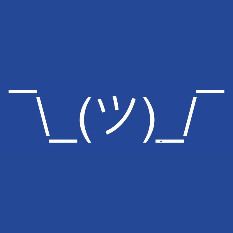Shruggie Conception Clueless Emojicon