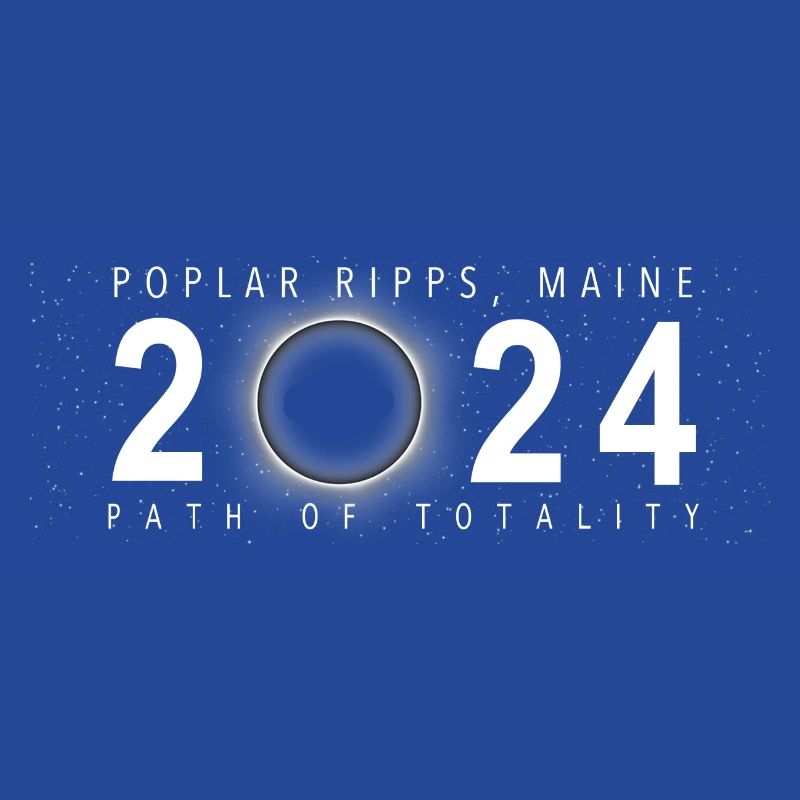 Solar Eclipse Poplar Ripps Maine April 8 2024