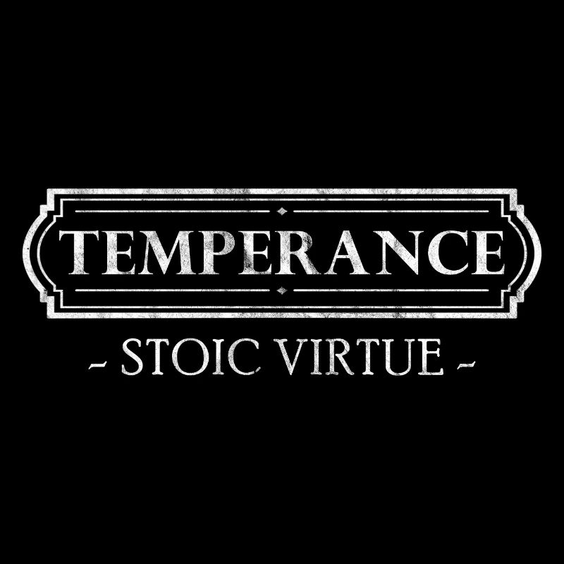Temperance Stoic Virtue Moderation Stoicism